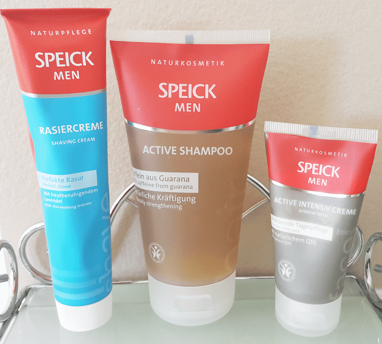 SPEICK MEN - SHAVING CREAM +ACTIVE INTENSIVE CREME + ACTIVE SHAMPOO