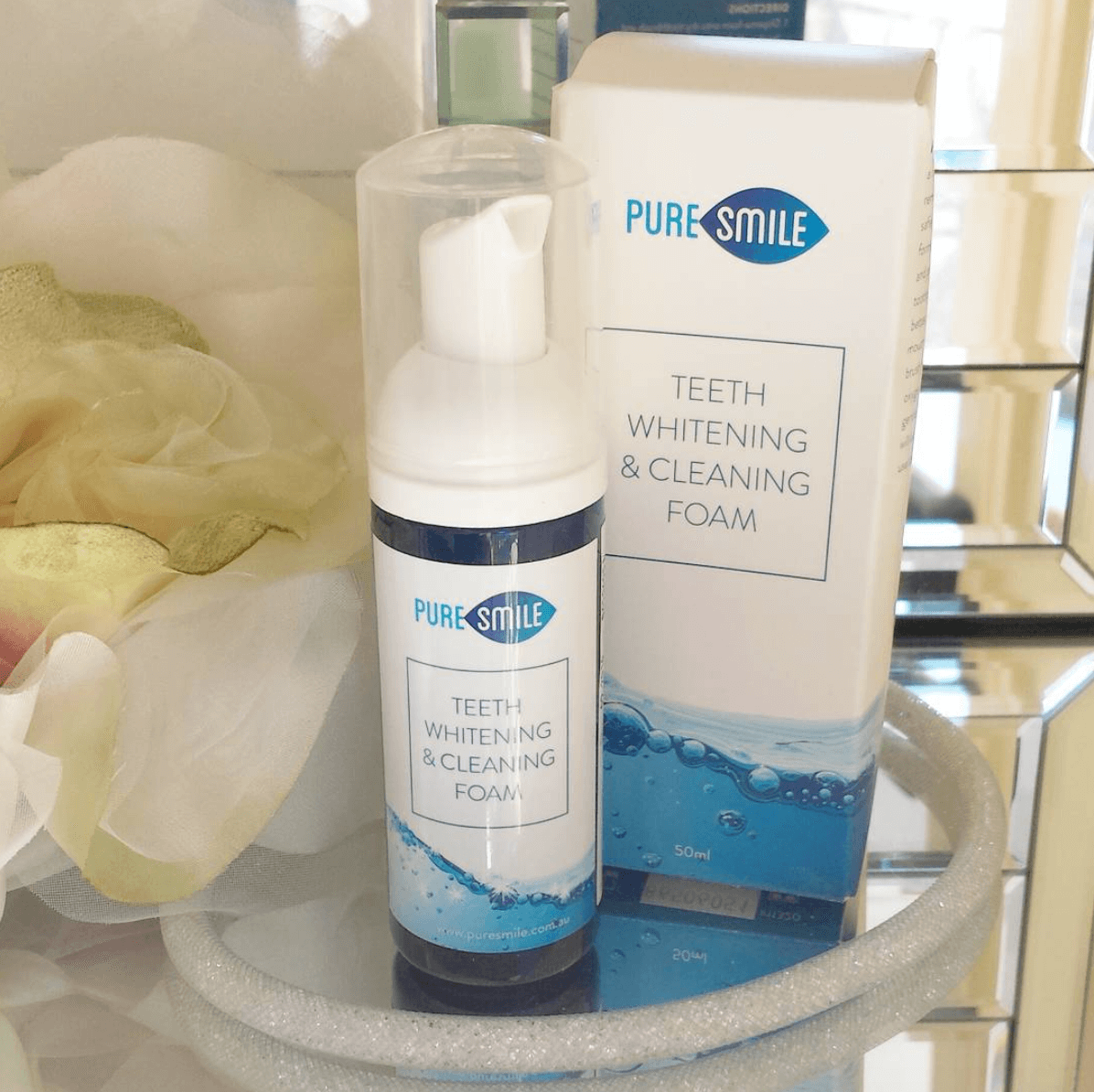 PURE SMILE - TEETH WHITENING AND CLEANSING FOAM