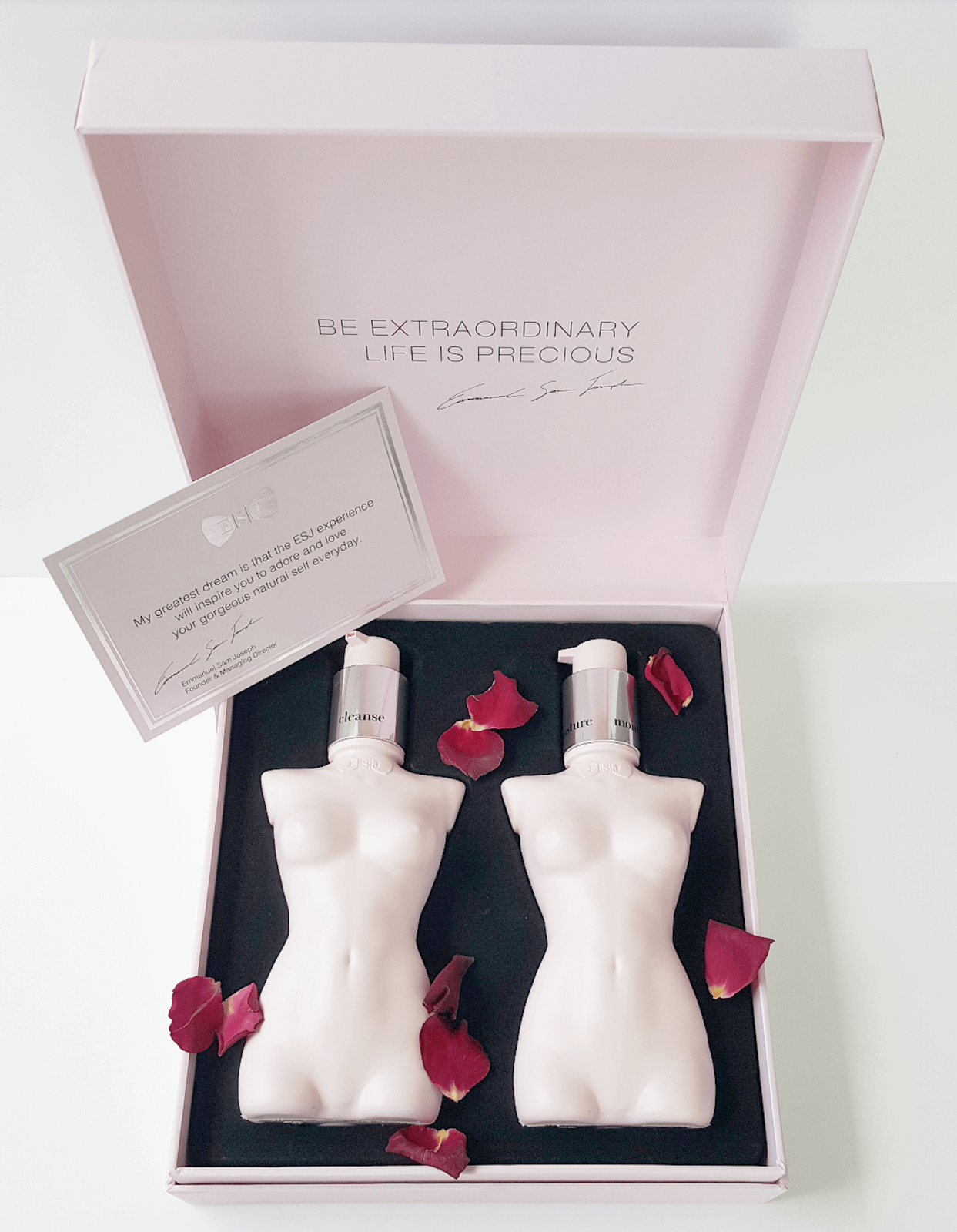 ESJ SKINCARE - LADY GORGEOUS BODY MOISTURISER & CLEANSER SET