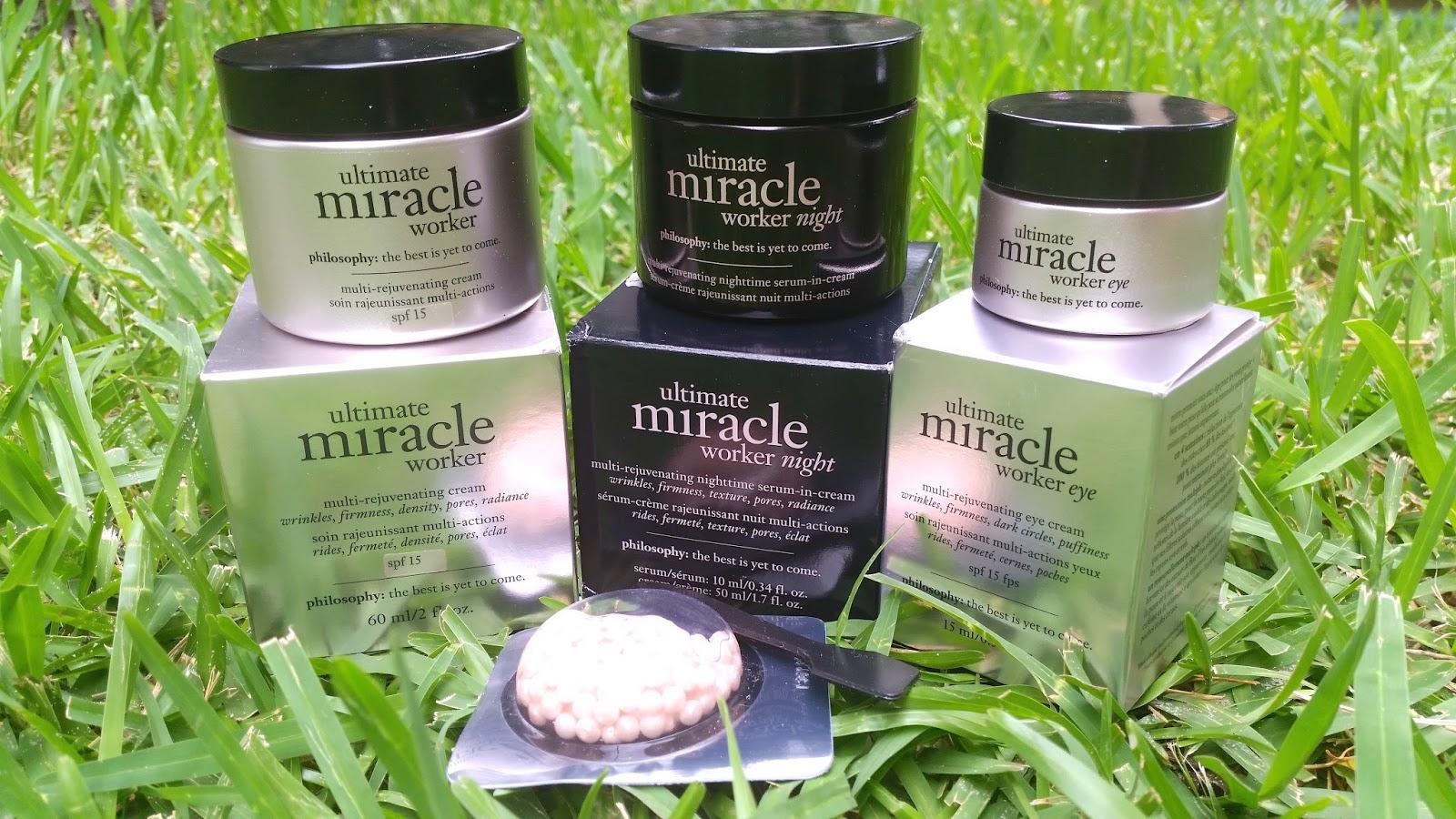 PHILOSOPHY SKINCARE - ULTIMATE MIRACLE WORKER FACE CARE RANGE