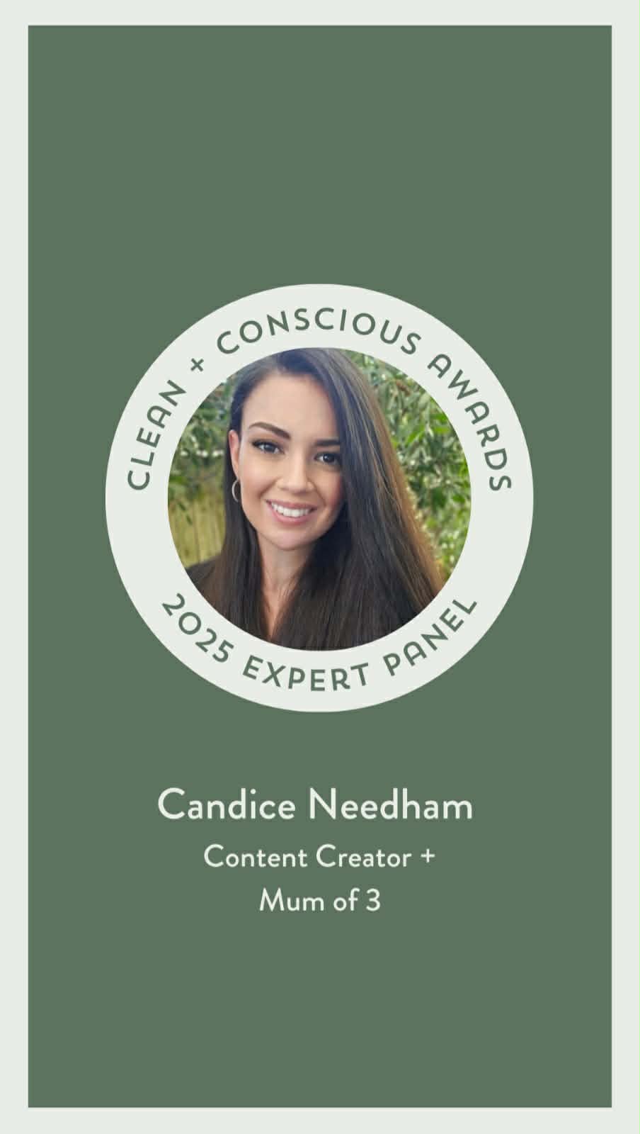 Clean + Conscious Awards 2025 Expert Panellist — Candice Needham