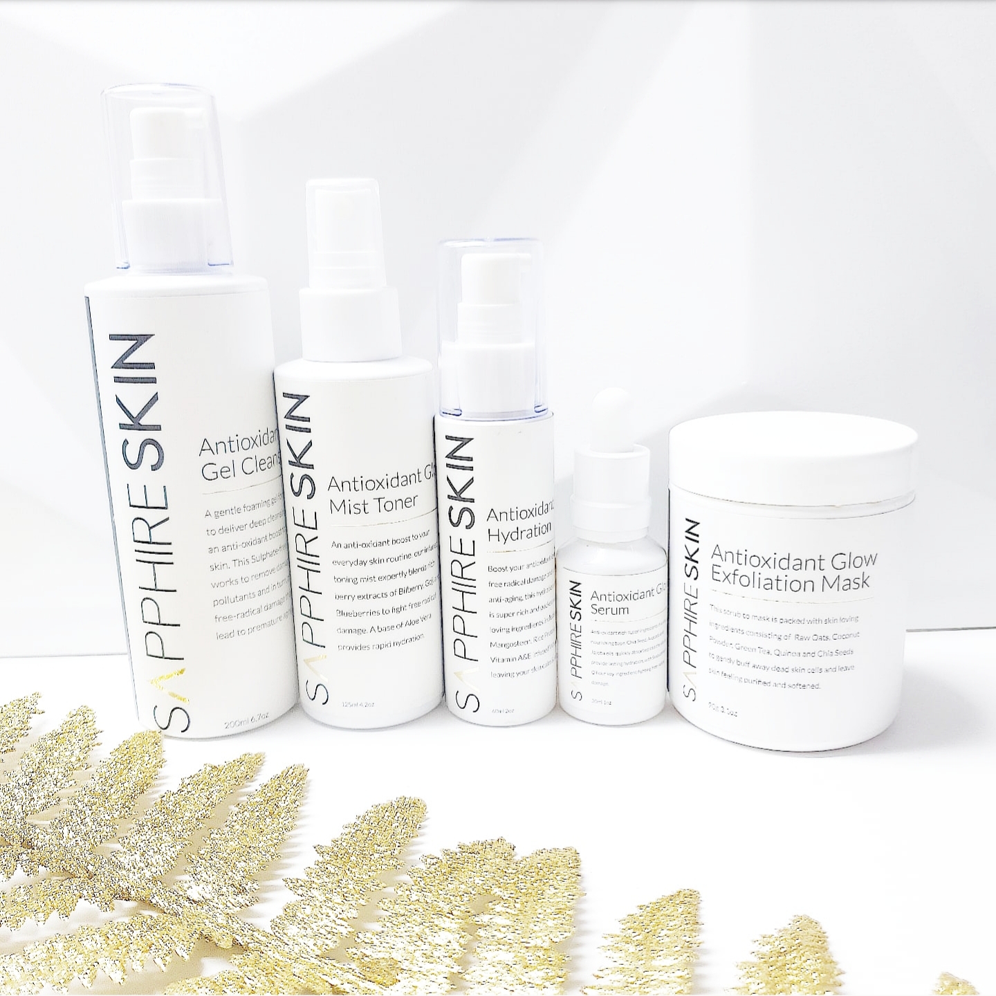 SAPPHIRE SKIN AUSTRALIA - ANTIOXIDANT GLOW COLLECTION SET REVIEW + VIDEO