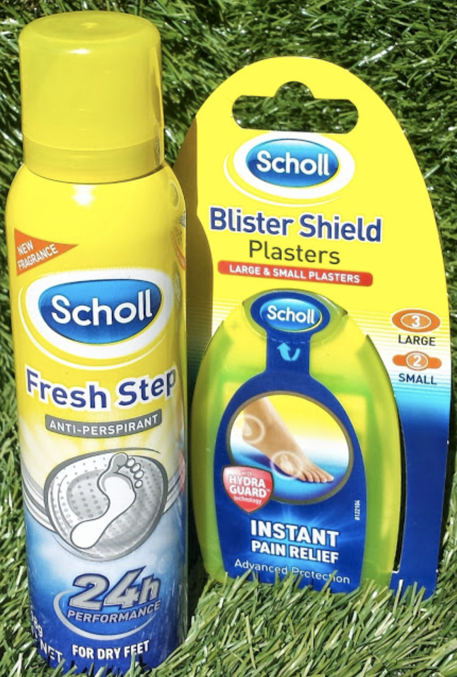 SCHOLL - FRESH STEP ANTI-PERSPIRANT & BLISTER SHIELD PLASTERS