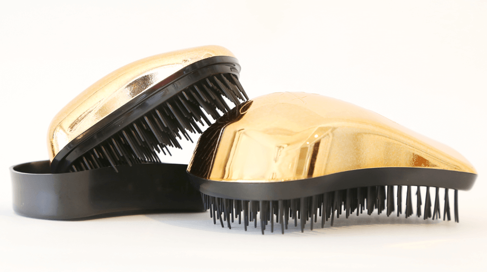 DESSATA - DETANGLING HAROSE GOLD HAIR BRUSH REVIEW + GIVEAWAY