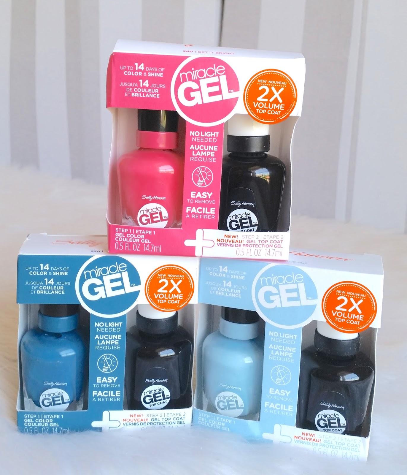 SALLY HANSEN - MIRACLE GEL NAIL POLISH DUO KITS
