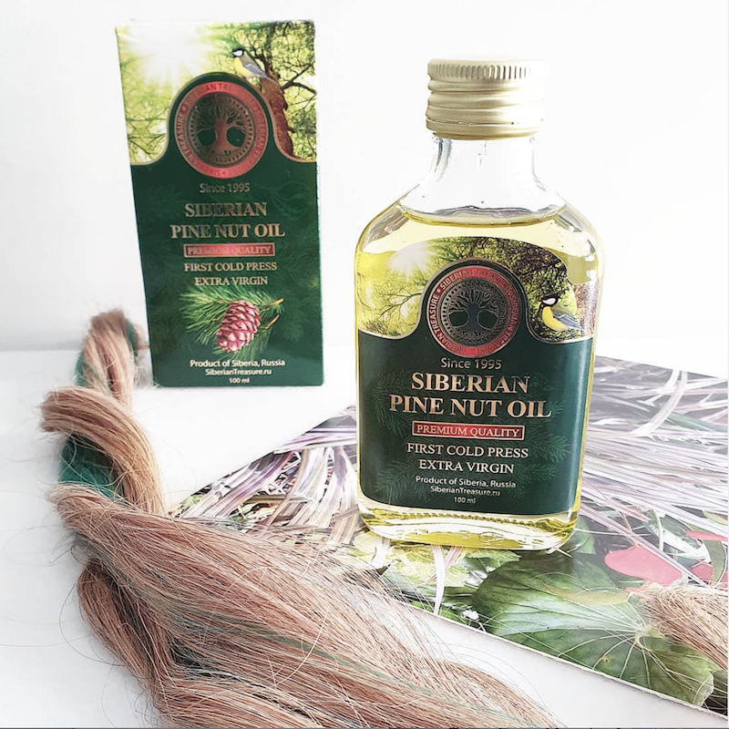 SIBERIAN TREASURE - PINE NUT OIL HEALTHY HAIR MASK REVIEW + VIDEO